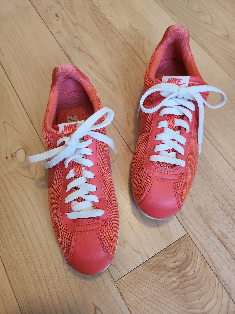 RARE Nike Women’s Classic Cortez 15 Rush Coral Looksee US7.5